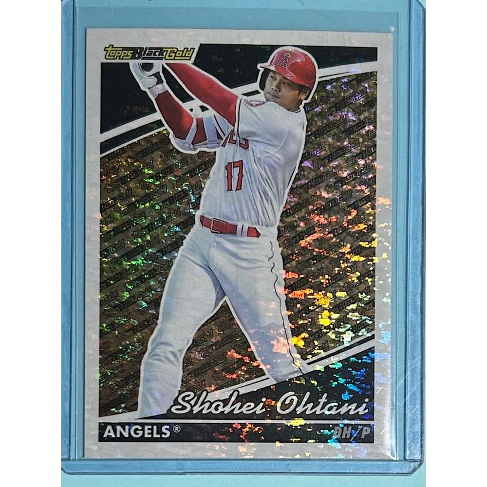 2022 Topps Black Gold  Angels , Shohei Ohtani  Card # BG-1